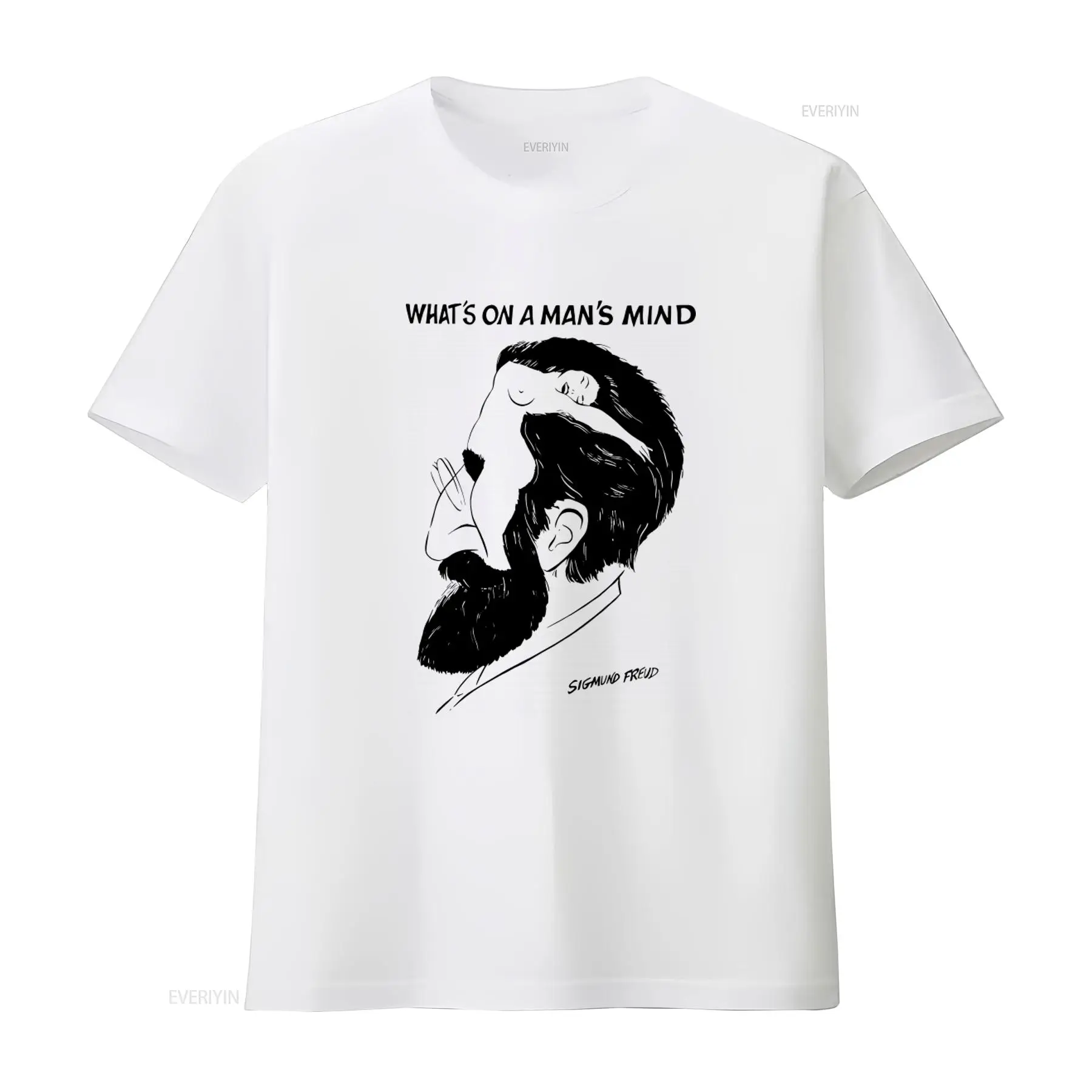 Vintage Fashion Art - Kaos Seni Vintage Sigmund Freud dengan