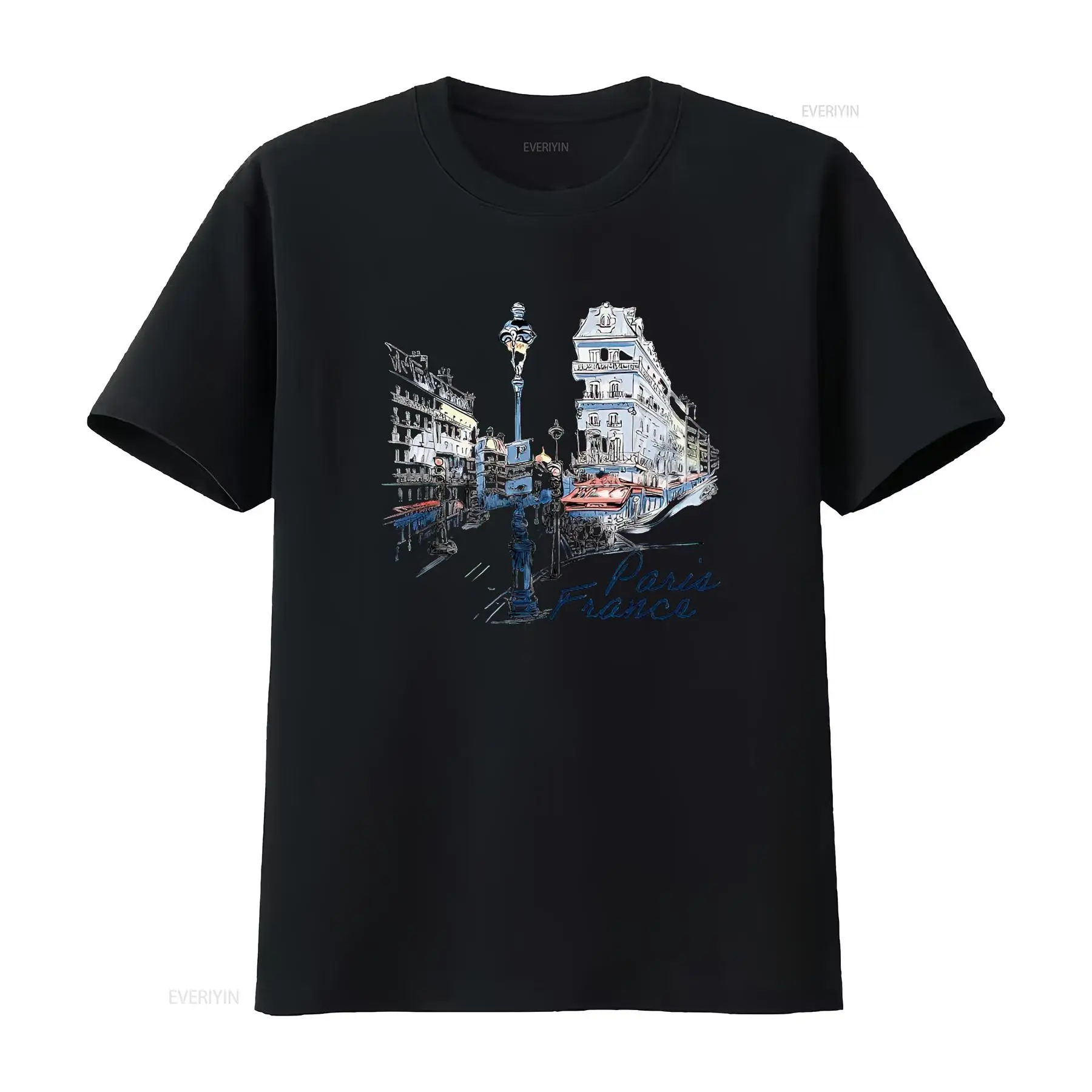 Vintage Fashion In Paris - Kaos Souvenir Paris Prancis, Kaos Wanita