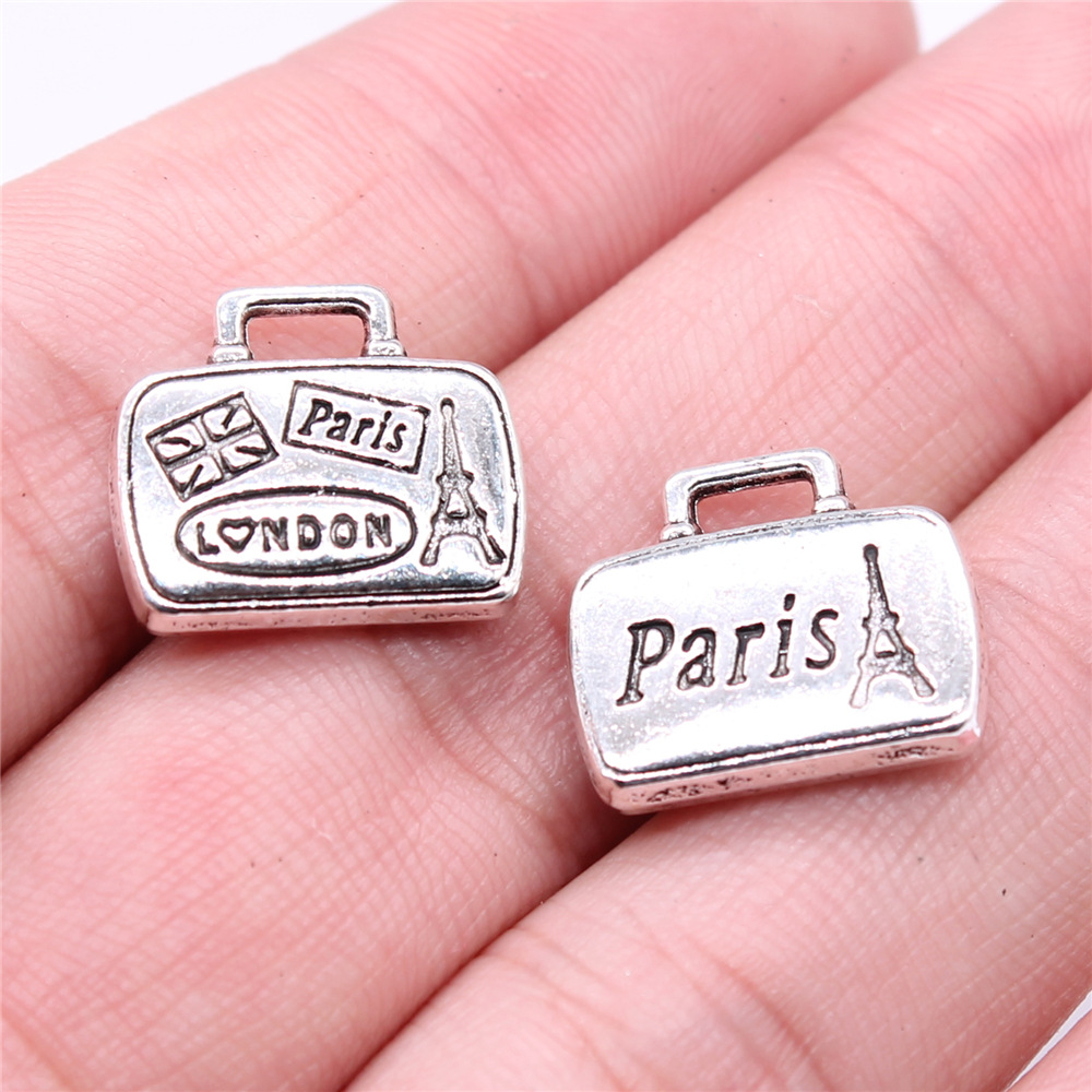 Vintage Fashion In Paris - WYSIWYG 5 buah 16x14mm suvenir wisata