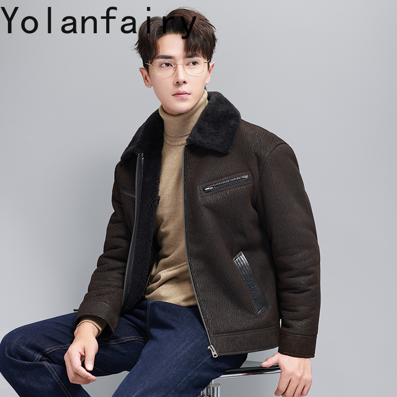 YOLANFAIRY Mantel Bulu Alami M - Vintage Fashion Jacket ulasan dan harga
