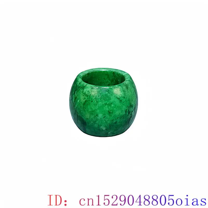 Cincin giok asli hijau 22mm un - Vintage Fashion Rings For Women ulasan dan harga