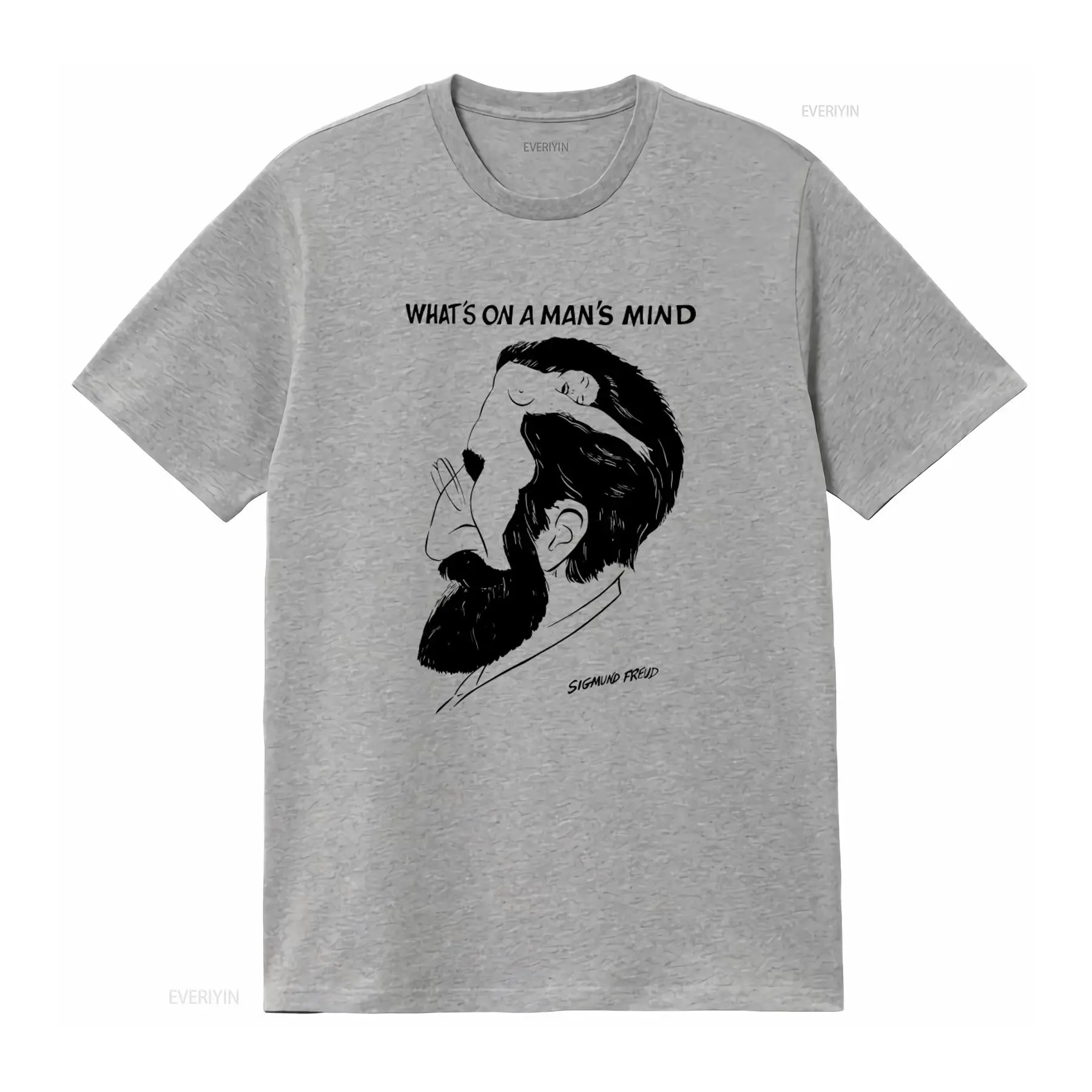 Kaos Seni Vintage Sigmund Freu - Vintage Fashion Art ulasan dan harga