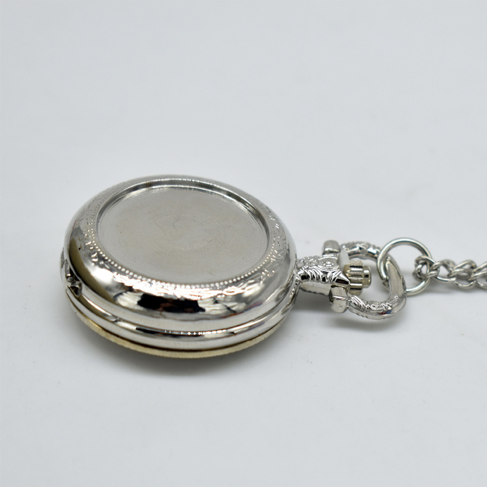 Kalung Liontin Jam Saku Logam  - Vintage Fashion Tumblr ulasan dan harga