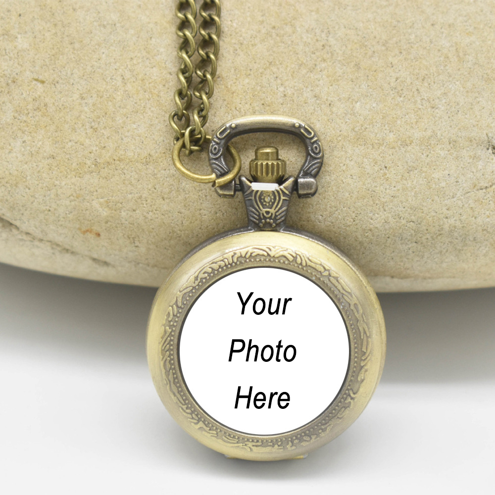 Kalung Liontin Jam Saku Logam  - Vintage Fashion Tumblr ulasan dan harga