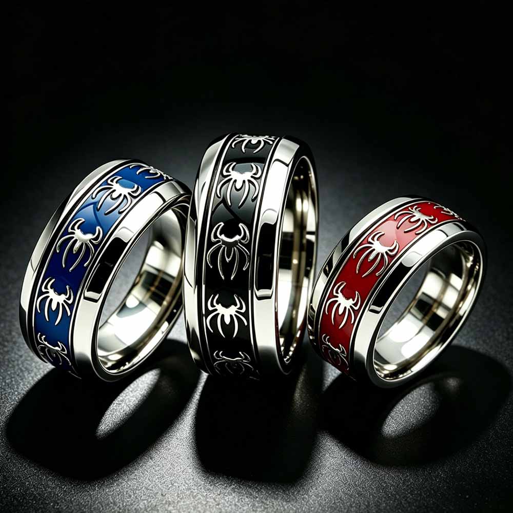 Cincin Laba-laba Punk Vintage  - Vintage Fashion Rings For Women ulasan dan harga