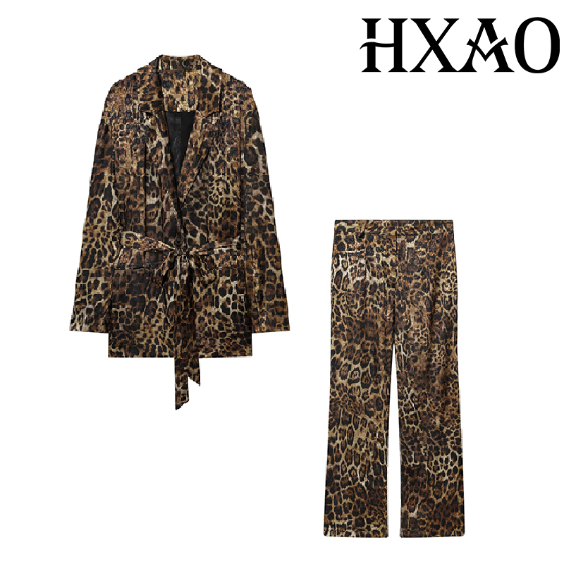 Set Celana Leopard HXAO 2 Poto - Vintage Fashion Jacket ulasan dan harga