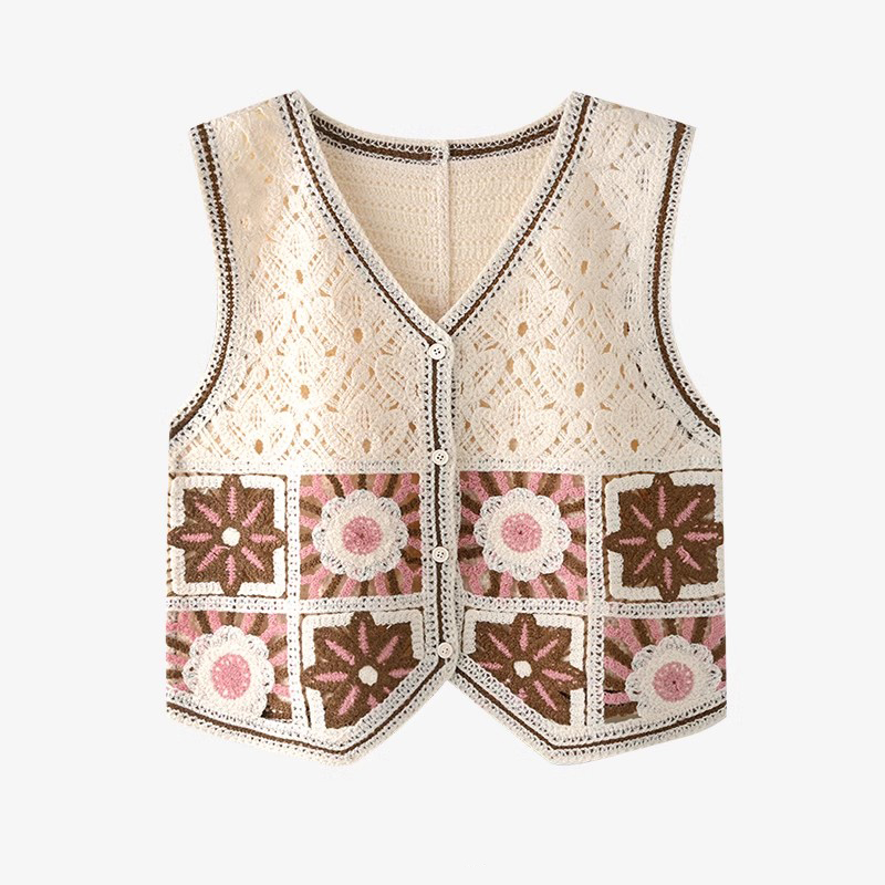 Rompi Rajut Persegi Nenek Wani - Crochet Top Boho ulasan dan harga