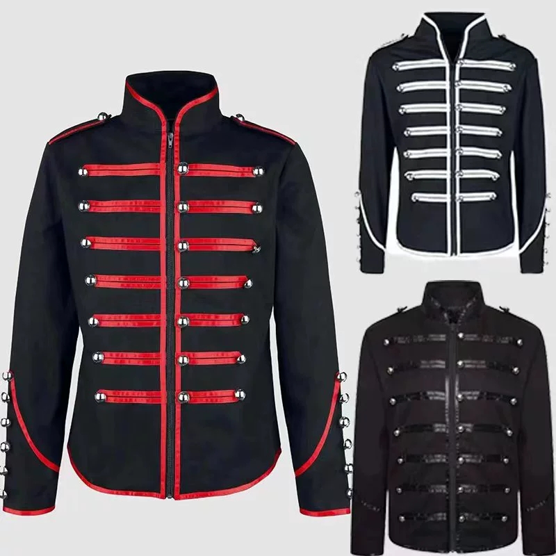 Jaket Rockstar Steampunk Pria  - Vintage Fashion Jacket ulasan dan harga