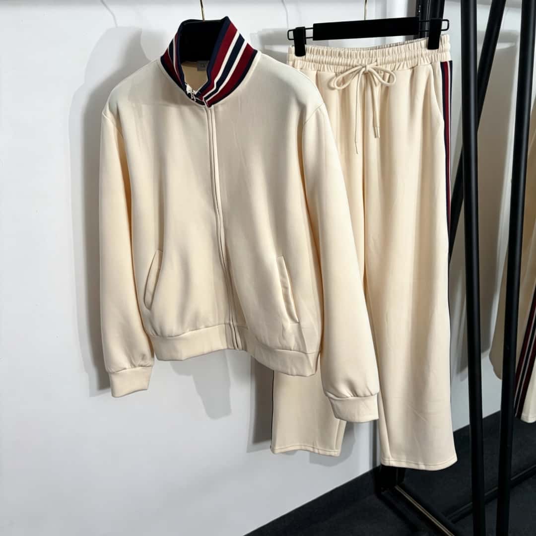 Setelan Olahraga 2-Potong deng - Vintage Fashion Jacket ulasan dan harga