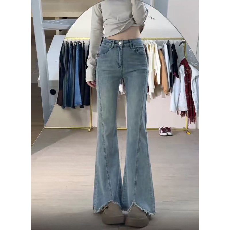 Celana Jeans Flare Vintage Mus - Mom Jean High Rise ulasan dan harga