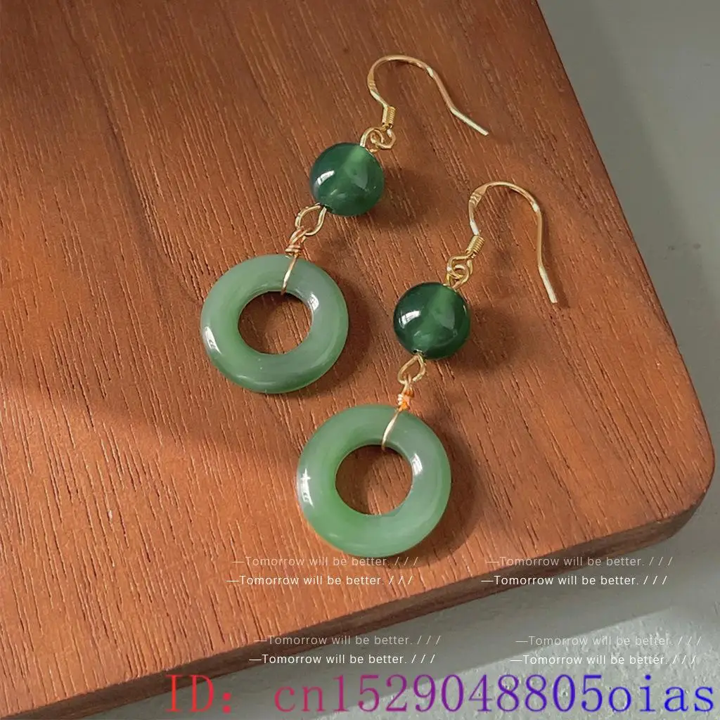 Anting Cincin Giok Asli Hijau  - Vintage Fashion Rings For Women ulasan dan harga