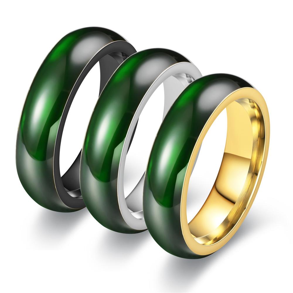 Cincin giok hijau buatan pria  - Vintage Fashion Rings For Women ulasan dan harga