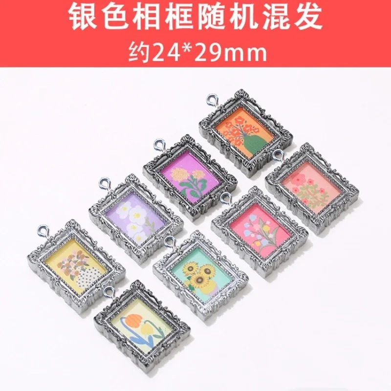 10 Buah Liontin Bingkai Foto R - Vintage Fashion Earrings ulasan dan harga