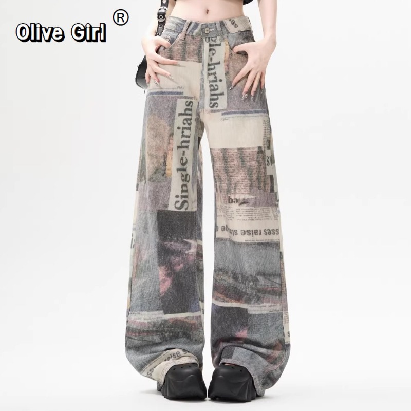 Celana Jeans Wanita Olivegirl  - Mom Jean High Rise ulasan dan harga