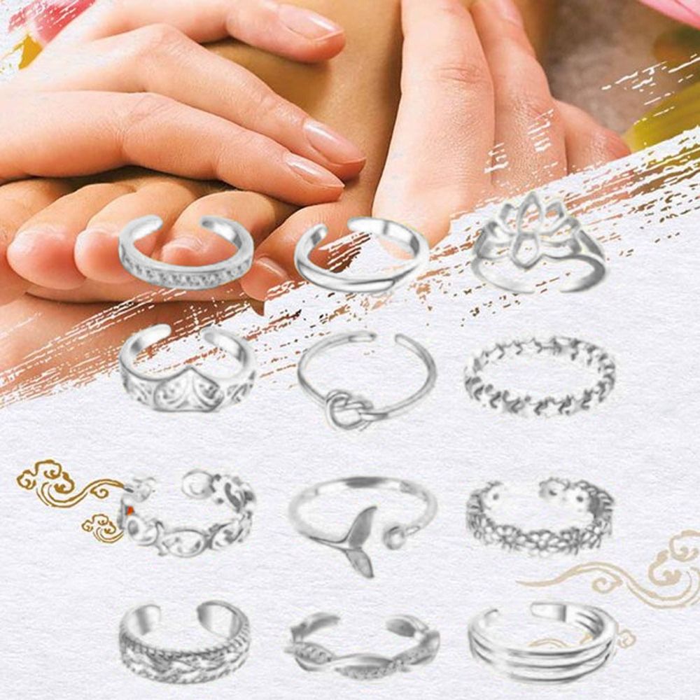 Aksesoris Kaki Pantai Alloy, P - Vintage Fashion Rings For Women ulasan dan harga