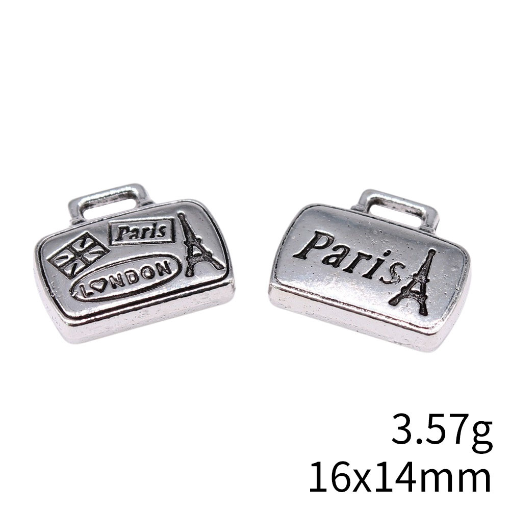 WYSIWYG 5 buah 16x14mm suvenir - Vintage Fashion In Paris ulasan dan harga
