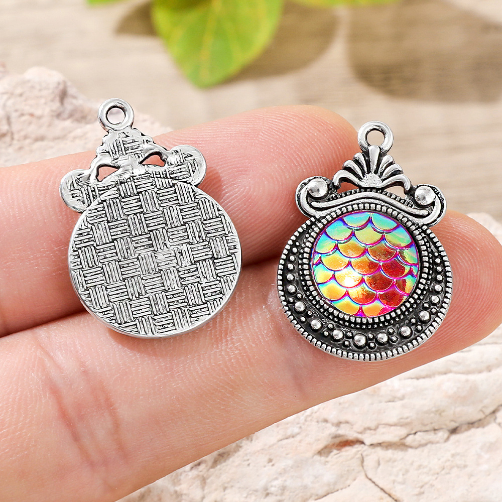 Liontin Efek Sisik Ikan Bohemi - Vintage Fashion Earrings ulasan dan harga