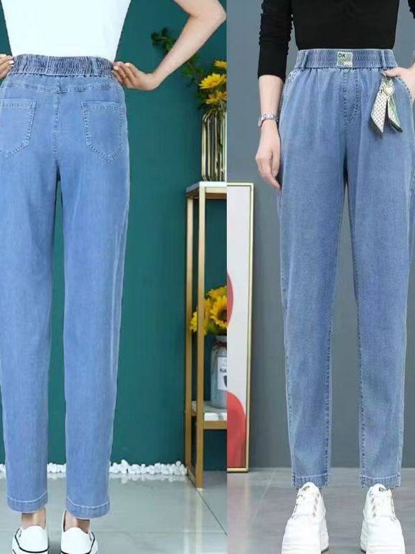Celana Jeans Wanita High Waist - Mom Jean High Rise ulasan dan harga