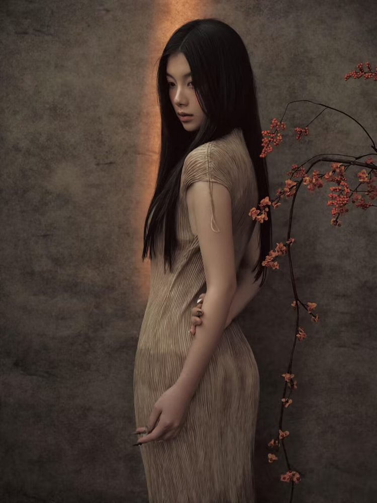 Kostum Fotografi Seni Potret G - Vintage Fashion Art ulasan dan harga