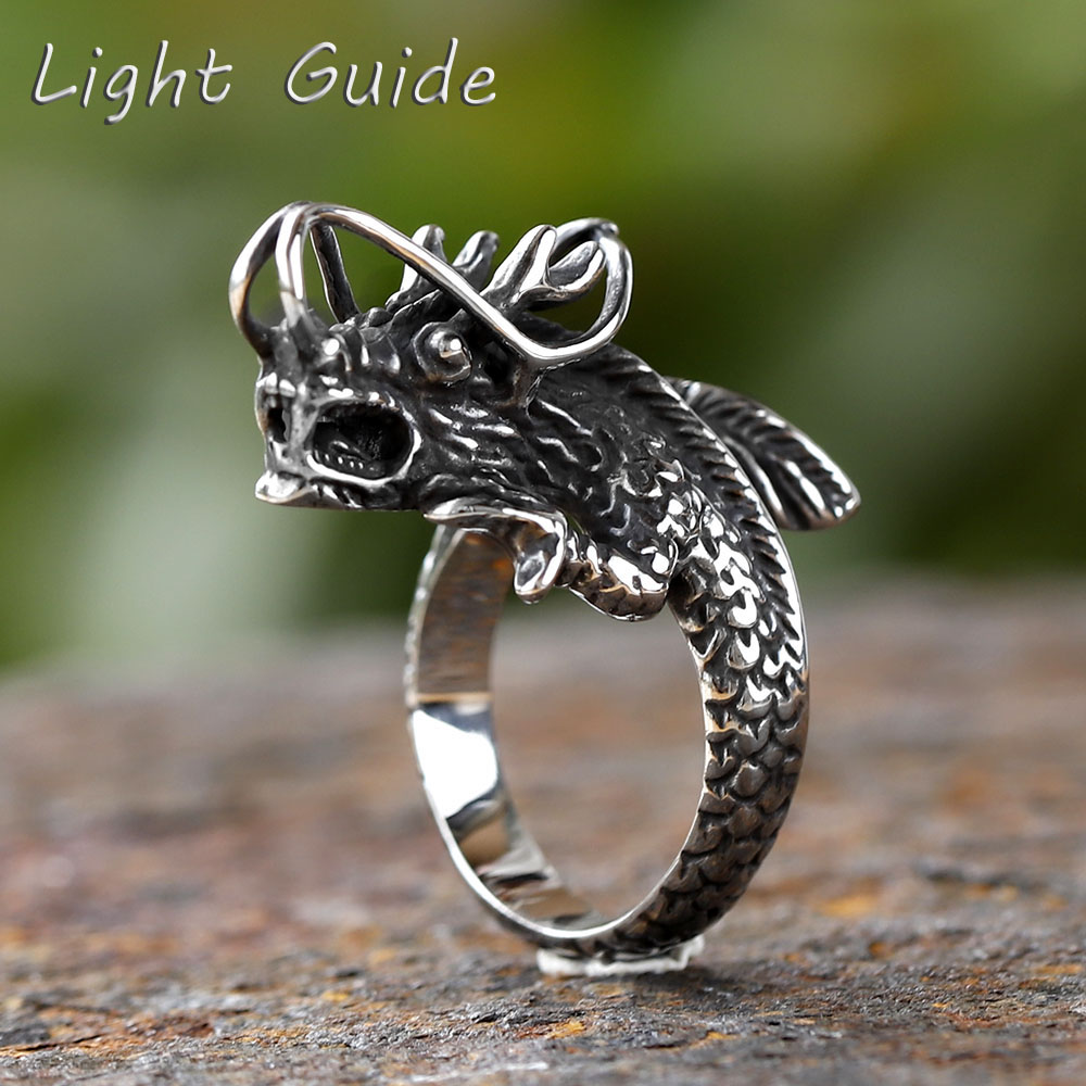 Cincin besi tahan karat 316L b - Vintage Fashion Guide ulasan dan harga