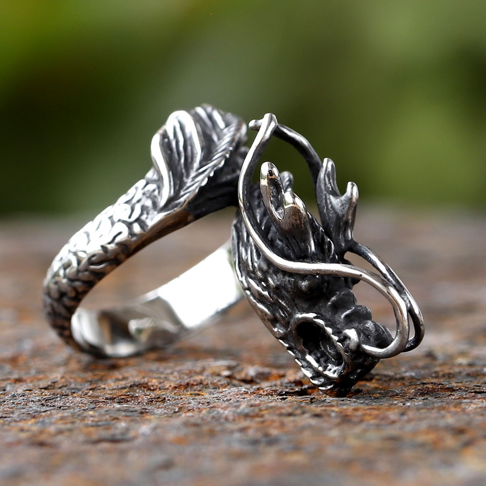 Cincin besi tahan karat 316L b - Vintage Fashion Guide ulasan dan harga