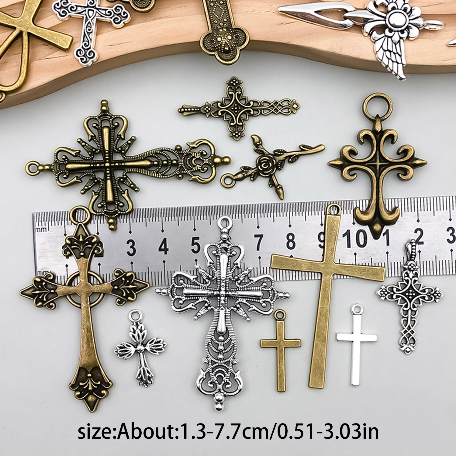 Aksesoris Ornamen Salib Laris  - Vintage Fashion Earrings ulasan dan harga
