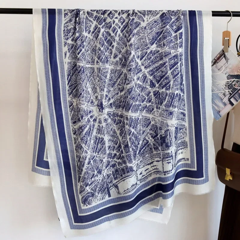 Syal Panjang Hangat Lembut Pin - Vintage Fashion In Paris ulasan dan harga