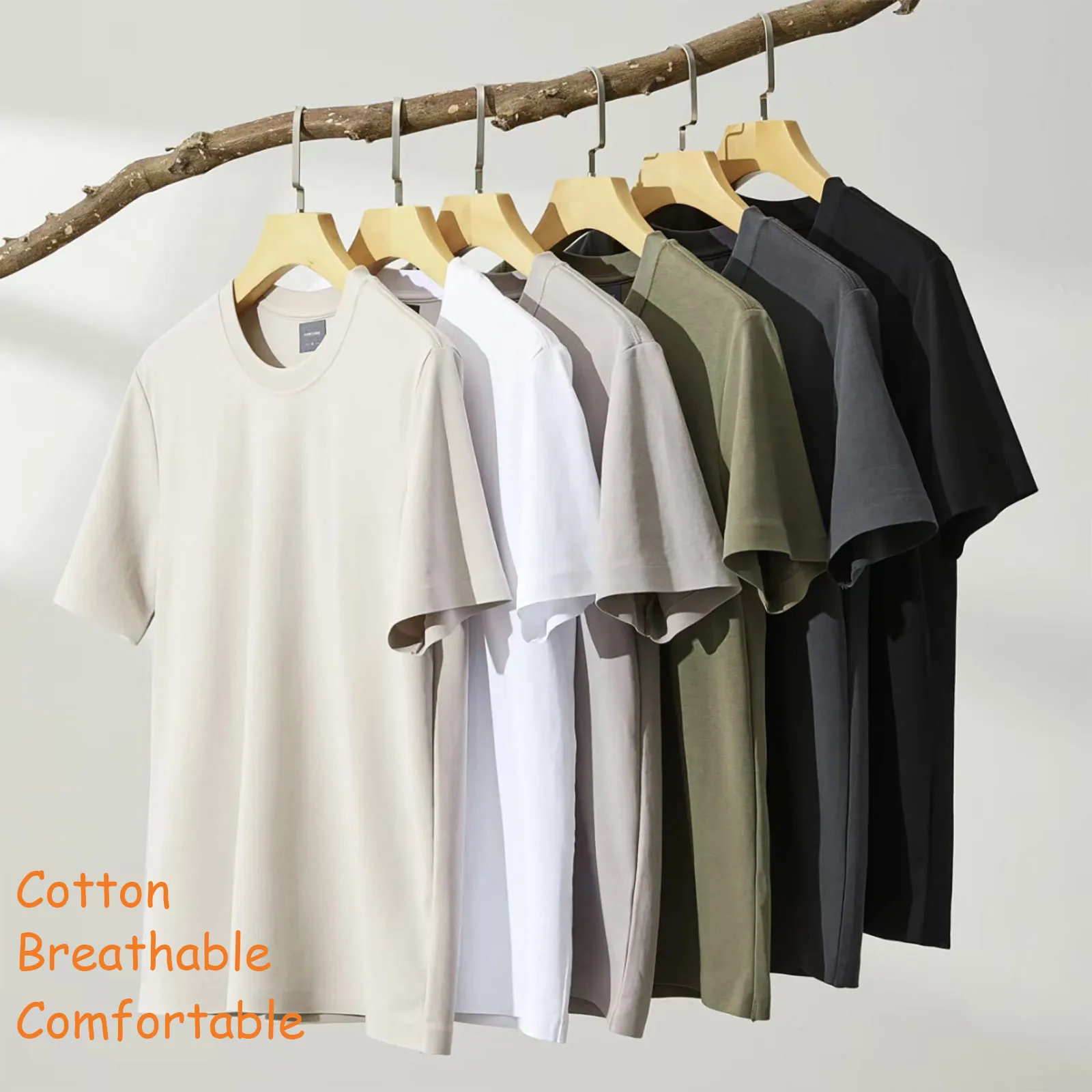 Kaos Katun Tebal Warna-warni G - Vintage Fashion Art ulasan dan harga