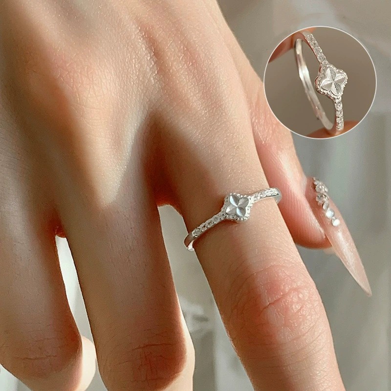 Cincin Perak Sterling 925 untu - Vintage Fashion Rings For Women ulasan dan harga