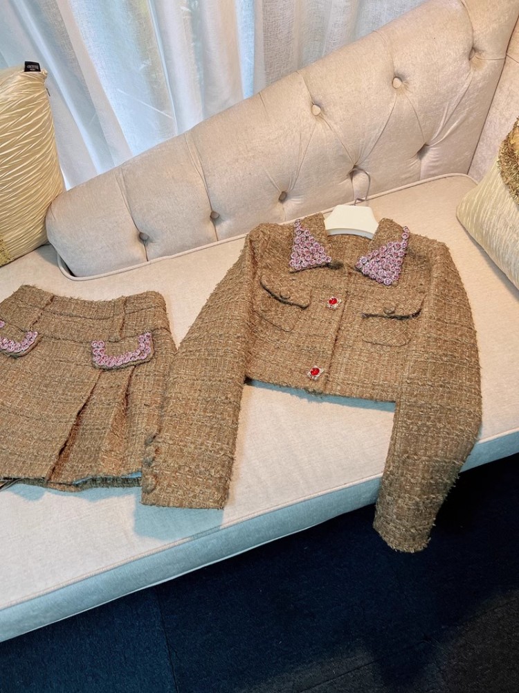 Set Dua Potong Jaket Pendek Wo - Vintage Fashion Jacket ulasan dan harga