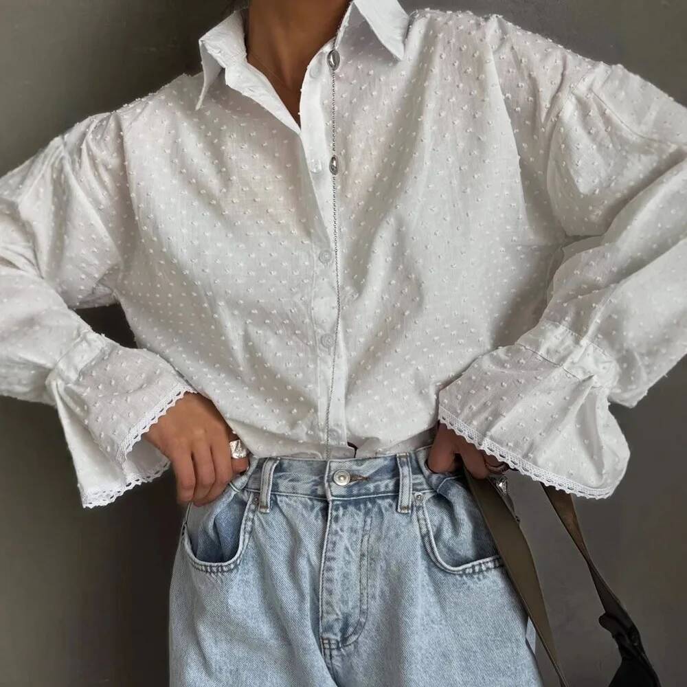 Blus Katun Kardigan Kancing Se - Crochet Top Boho ulasan dan harga