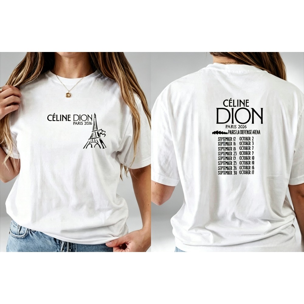 Kaos Pria Cetak Tanggal Tur Me - Vintage Fashion In Paris ulasan dan harga