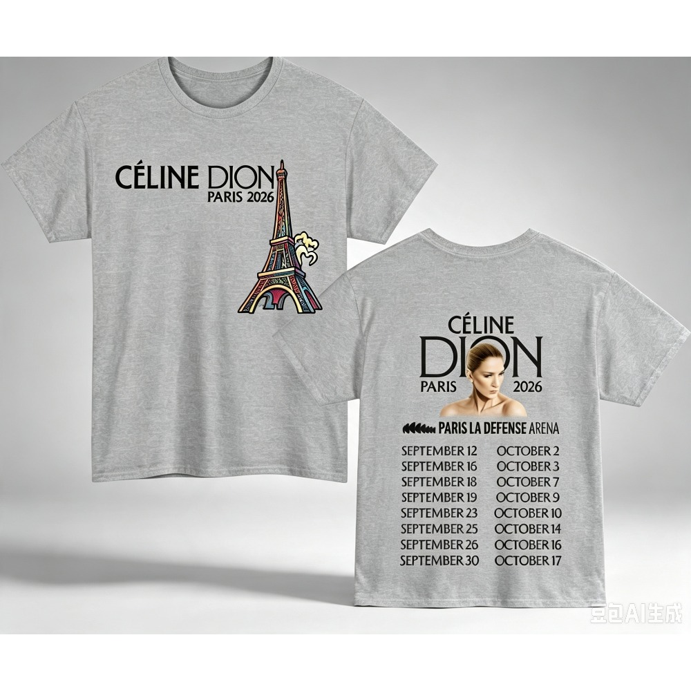 Kaos Pria Cetak Tanggal Tur Me - Vintage Fashion In Paris ulasan dan harga