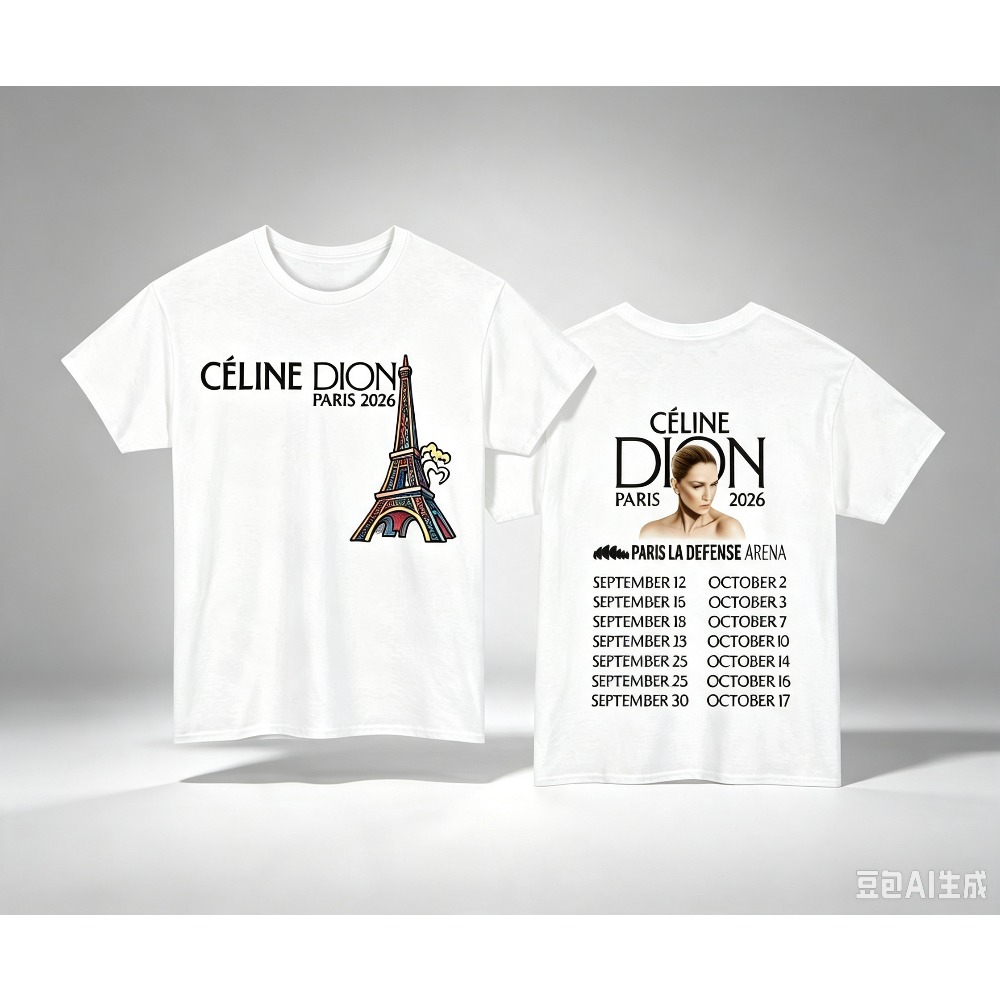 Kaos Pria Cetak Tanggal Tur Me - Vintage Fashion In Paris ulasan dan harga